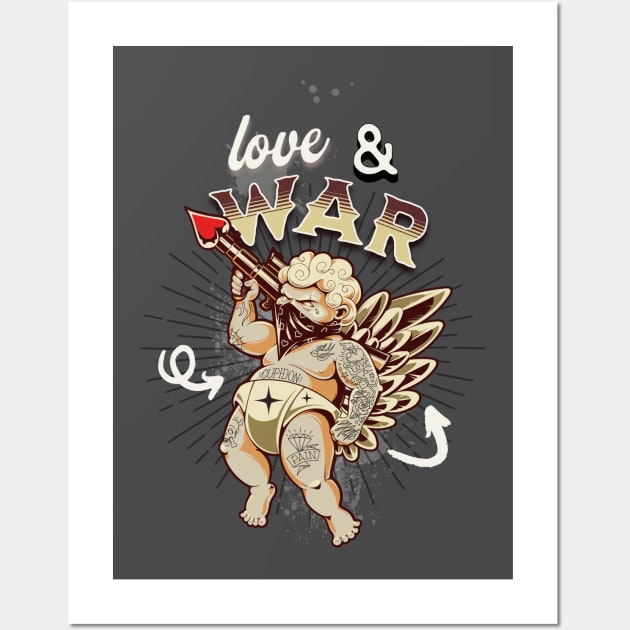 The love and war Edition. Wall Art by The Cavolii shoppe